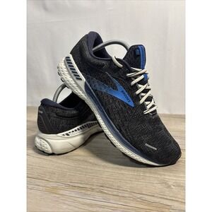 Brooks Adrenaline GTS 21 Men Size 10 D 1103491D402 Running Shoe Black Blue Grey